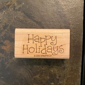 Stampin’ Up rubber craft stamp. 2003 retired